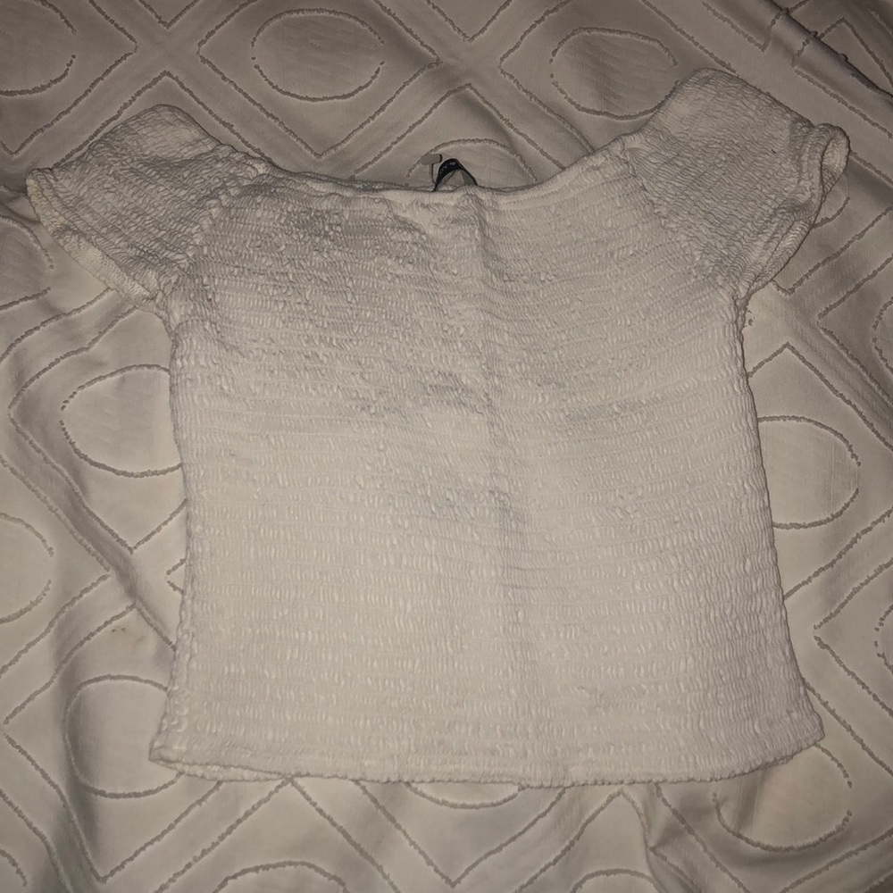 Brandy Melville cropped off the shoulder top
